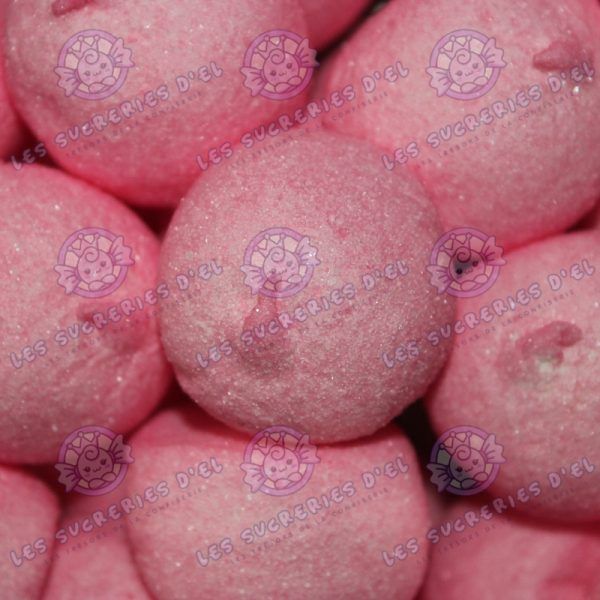 Balle de golf rose goût fraise