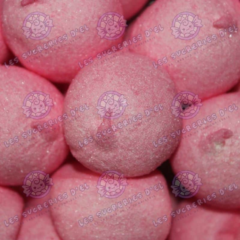 Balle de golf rose goût fraise