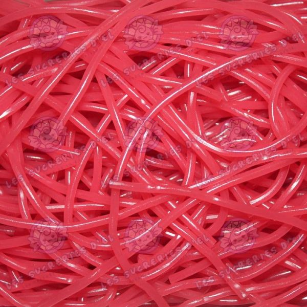 Lassos Lisses fraise - bonbons en fils saveur fraise